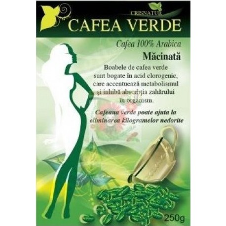 Cafea verde macinata 250 gr