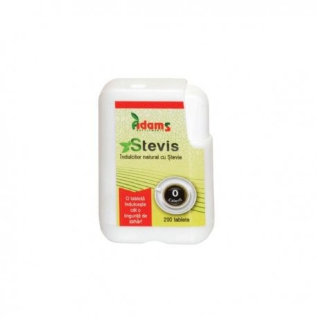 Stevis Indulcitor natural cu stevie 200 cpr