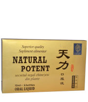 Natural Potent - pentru potenta, 6 fiole, solutie orala