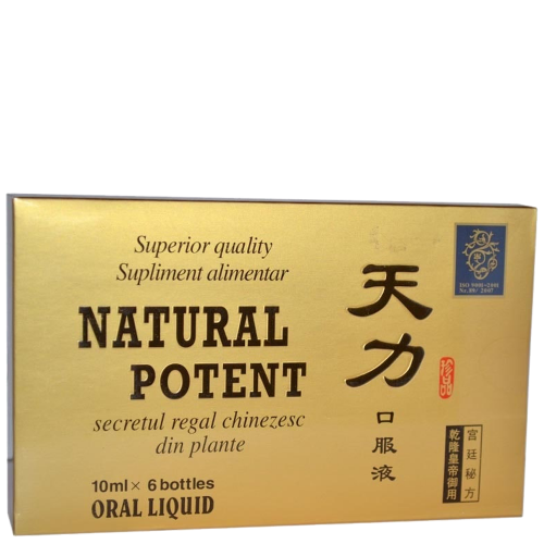 Natural Potent - Naturalia Diet, 6 fiole x 10 ml (Pentru EL) - 20ani.ro