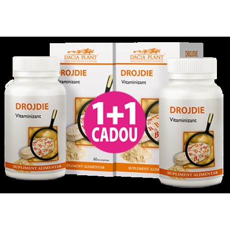 Drojdie 60 cpr 1 + 1 Gratis