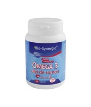 Omega 3 ulei somon + vitamina E 30 cps
