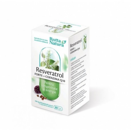 Resveratrol Forte coenzima Q10 30 cps