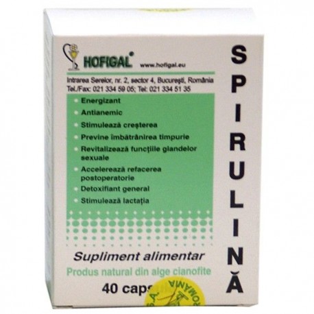 Spirulina 500 mg 40 cps