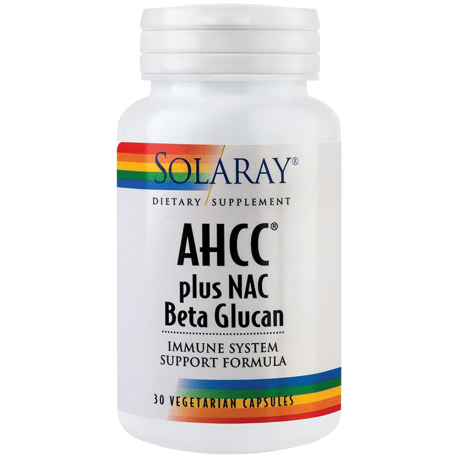 AHCC Plus NAC & Beta Glucan - pentru sistemul imunitar, 30 capsule