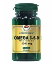 Ulei seminte de in omega 3 6 9 - 60 cps