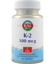 Vitamin K-2 100mcg 60tb