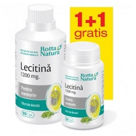 Lecitina 1200 mg 90 cps + 30 cps Gratis